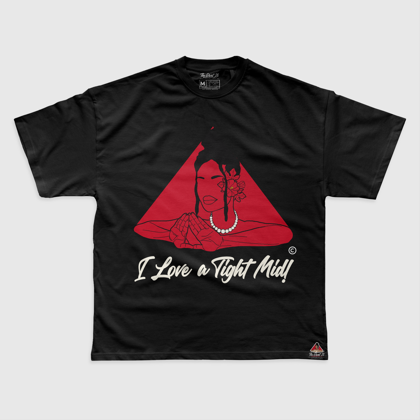 LOVE A TIGHT MID TEE - LOC STYLE