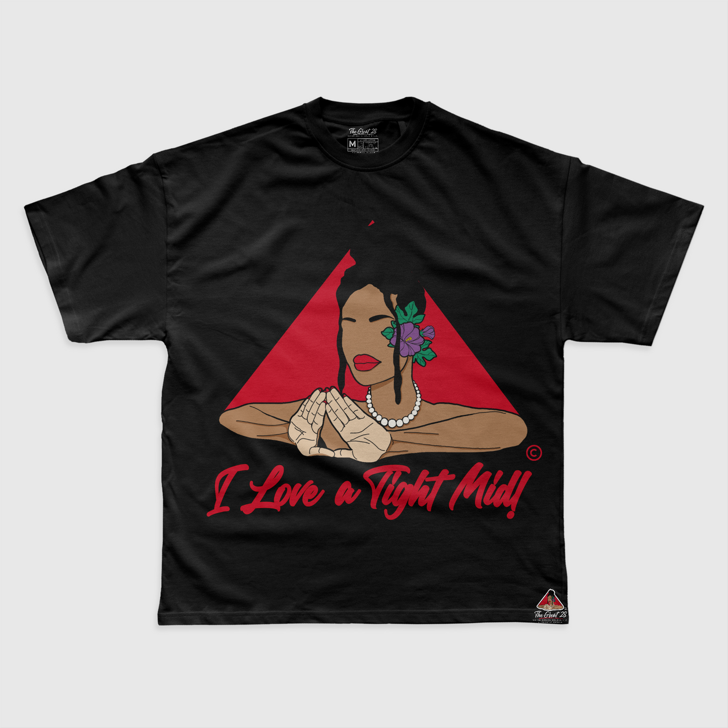 LOVE A TIGHT MID TEE - LOC STYLE