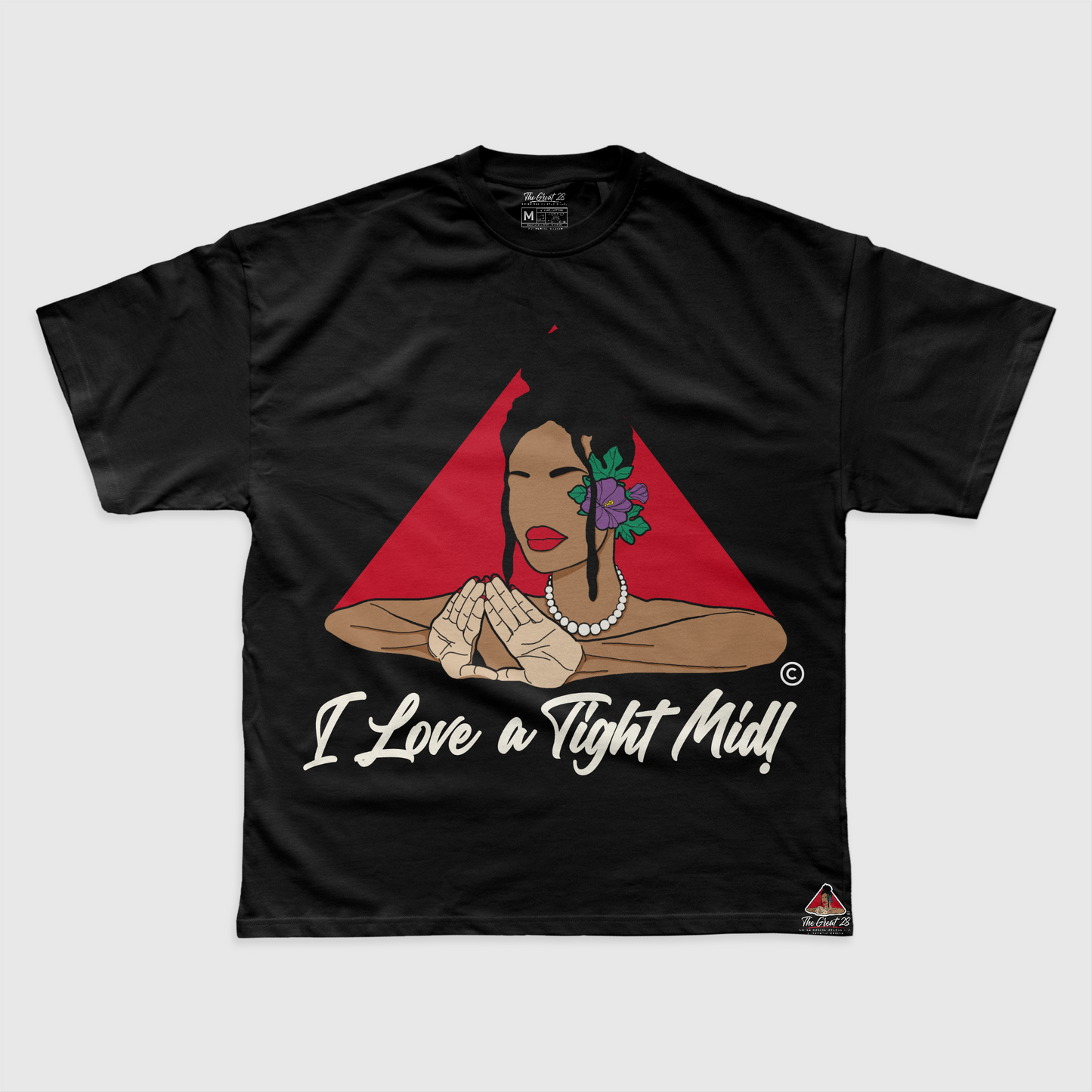 LOVE A TIGHT MID TEE - LOC STYLE