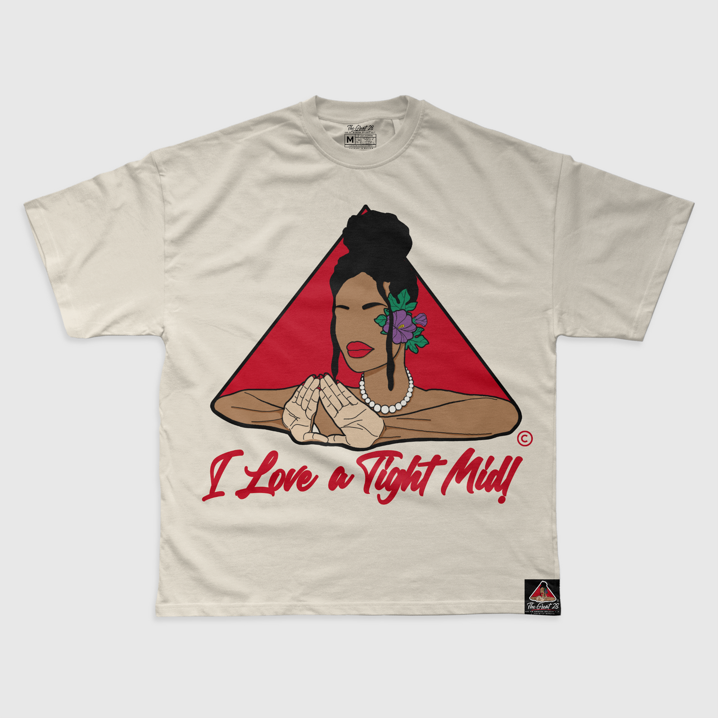 LOVE A TIGHT MID TEE - LOC STYLE