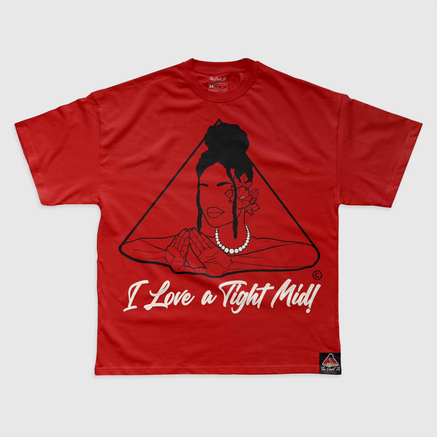 LOVE A TIGHT MID TEE - LOC STYLE