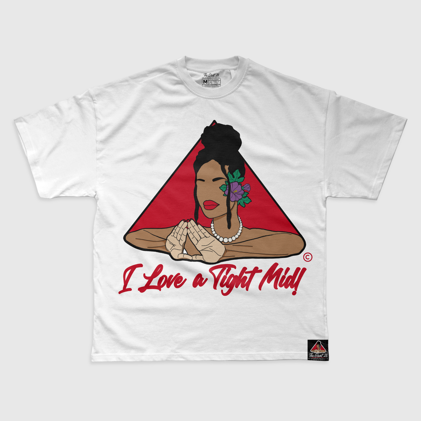 LOVE A TIGHT MID TEE - LOC STYLE