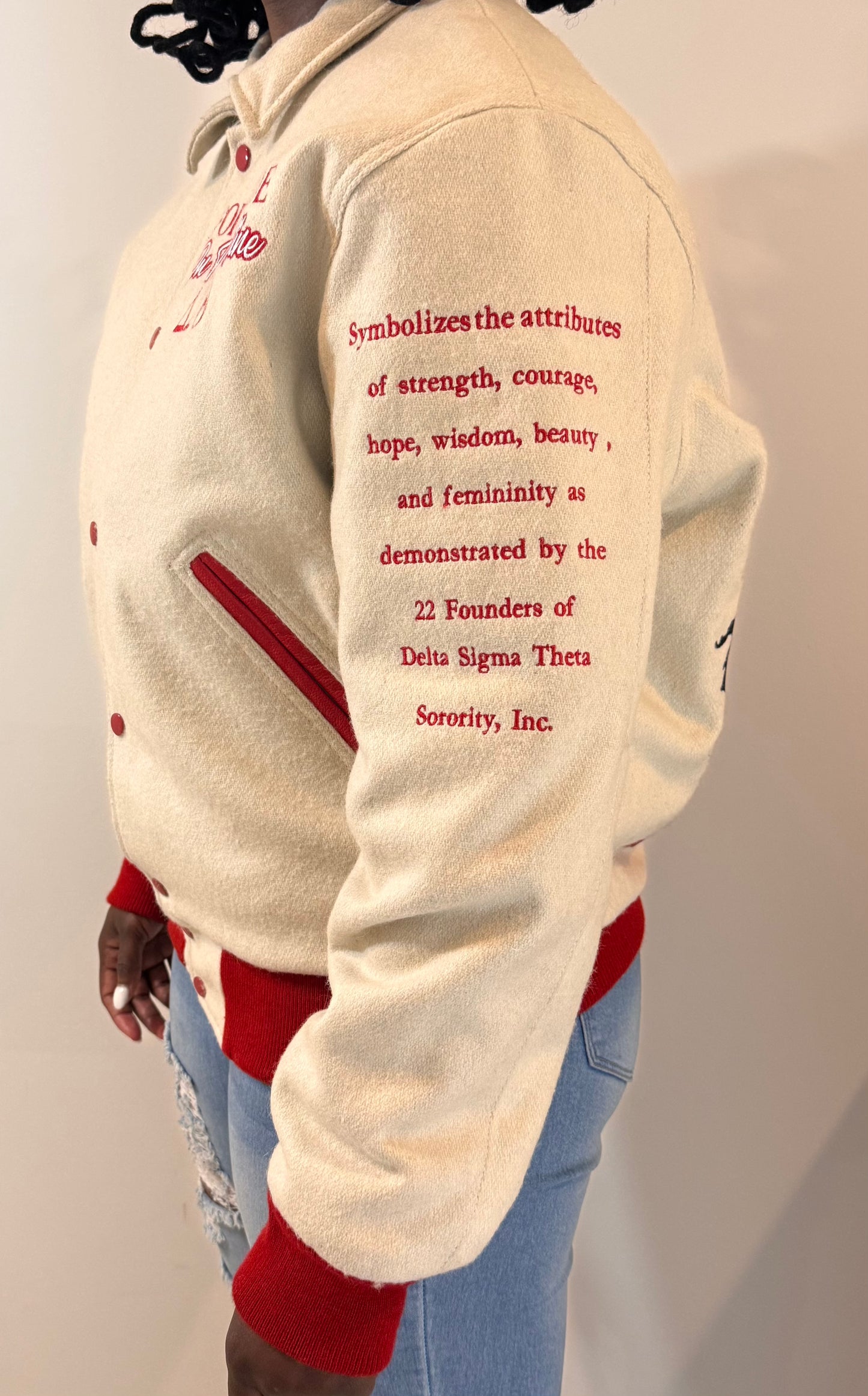SWISH FORTITUDE CREAM WOOL JACKET