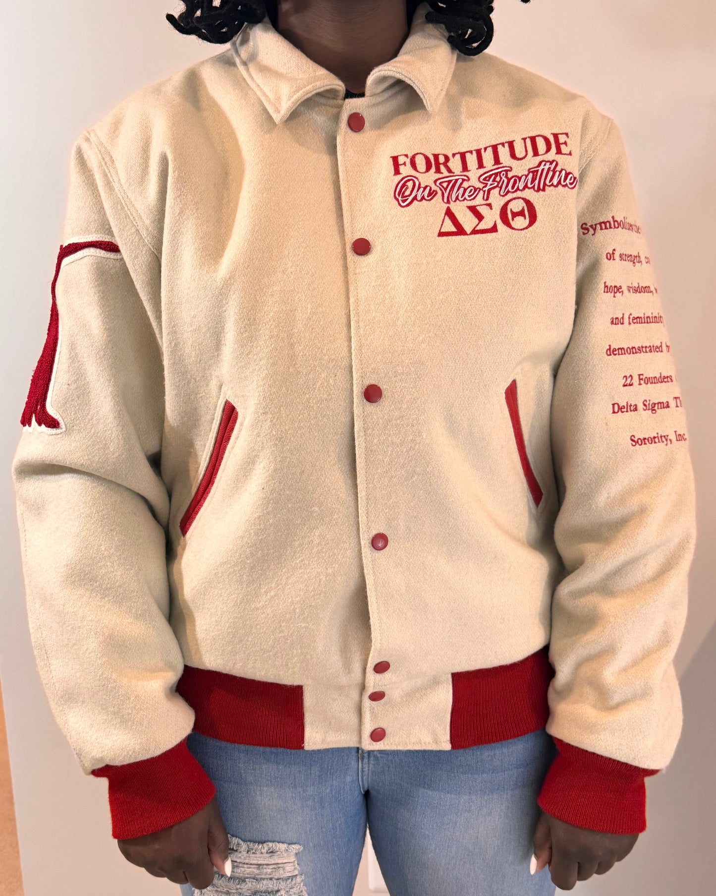 SWISH FORTITUDE CREAM WOOL JACKET