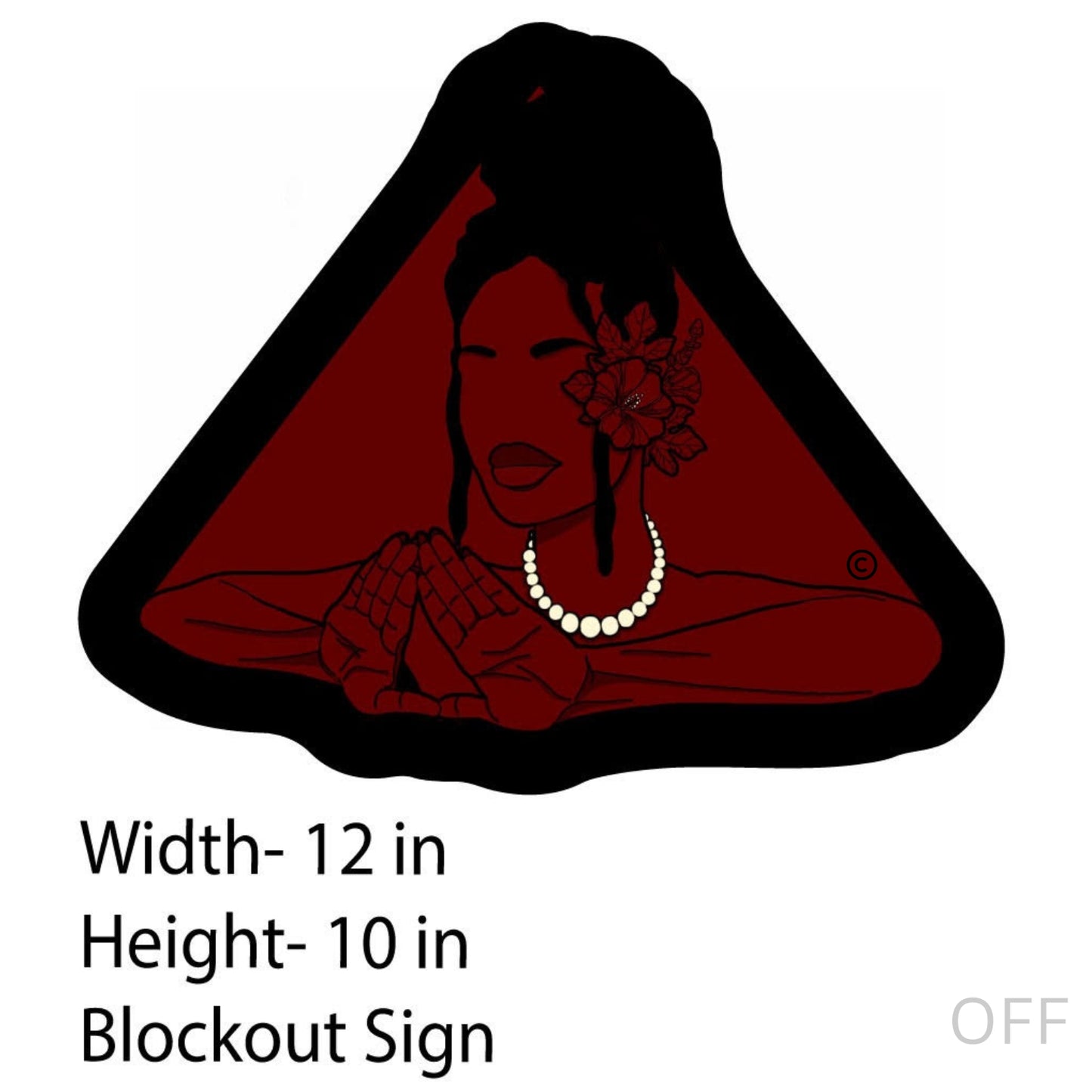 NEON LIGHTS: Red Emblem Locs Hair